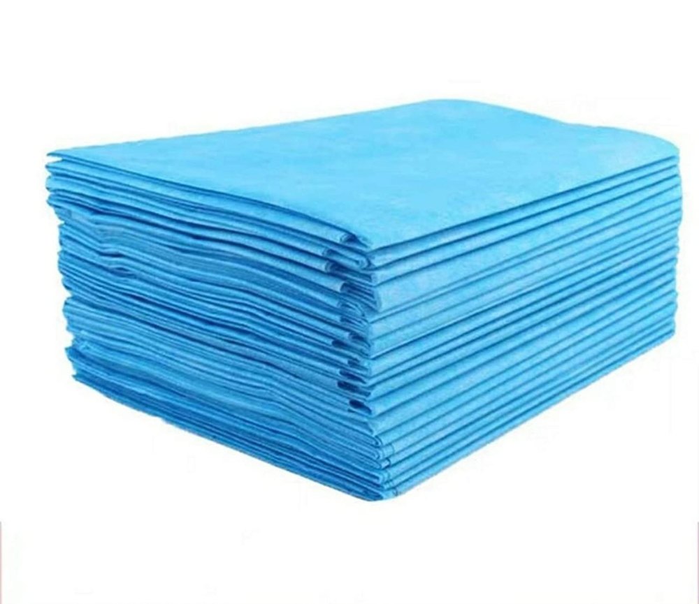 Blue Disposable Bed Sheet SIZE 62