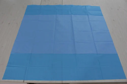 PE+Paper Blue Disposable Draw Sheet, For Hospital