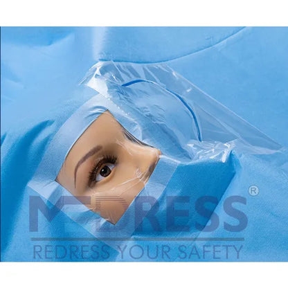 SMS Plain Drapes Disposable Sterile Eye Surgical Drape, For