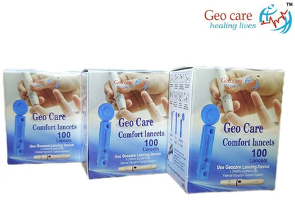 Disposable Stainless Steel Geocare Blood Lancets, For Hospital