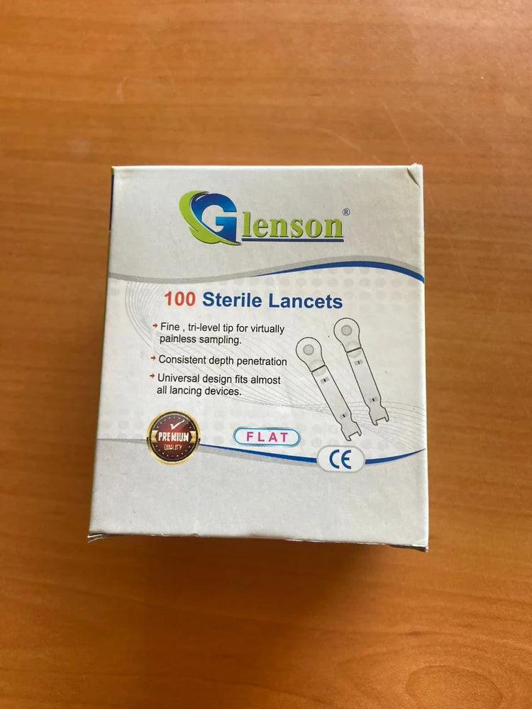 Plastic Lenson Sterile Lancets Flat