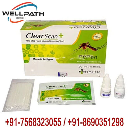 Clear Scan+ Malaria Antigen Rapid Test Kit Recobigen