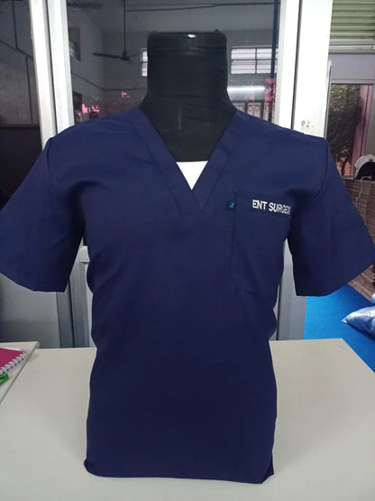 Shirt Pant Medical Scrub Set, Size: Medium