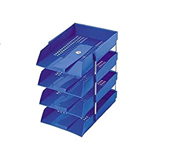 Omega Plastic Office Tray With 4 Steel Risers 1718