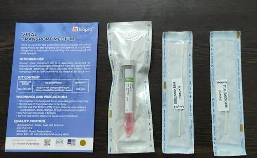 Biopro Combo of VTM And RNA Extractions Kit, ICMR Approved