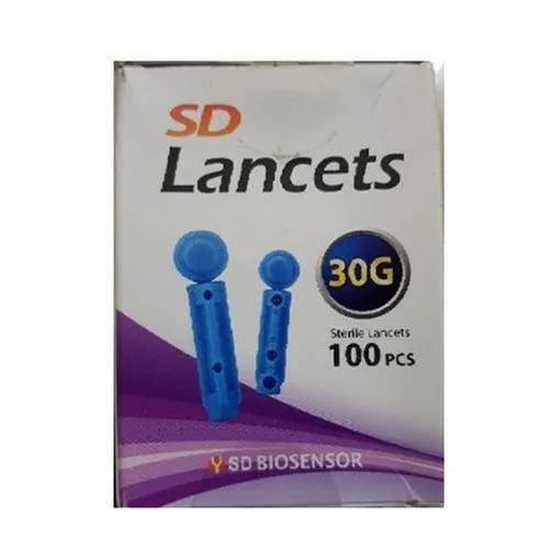 Plastic SD 30G Sterile Blood Lancets, For Glucometer