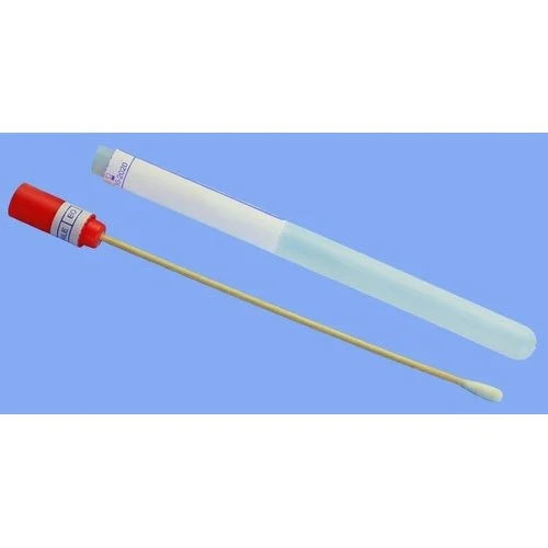 Transparent Sterile Cotton Swab Stick, Large, Packaging Size: Single As Well As Bulk Packing